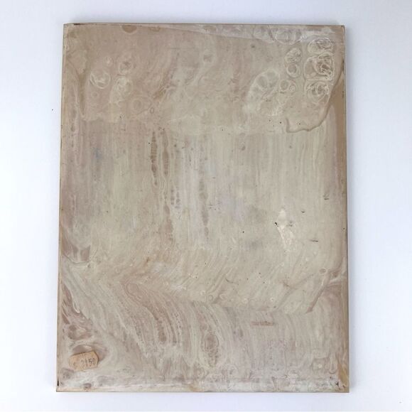 Vintage 1977 Montana Marble Art Etched Bugling Bull Elk Bill O'Neil Gorgeous - Picture 6 of 8